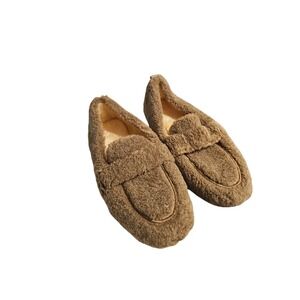 North End Plush Slip-on Loafer Shoe/Slipper Size 40 Womens 9 Men 7